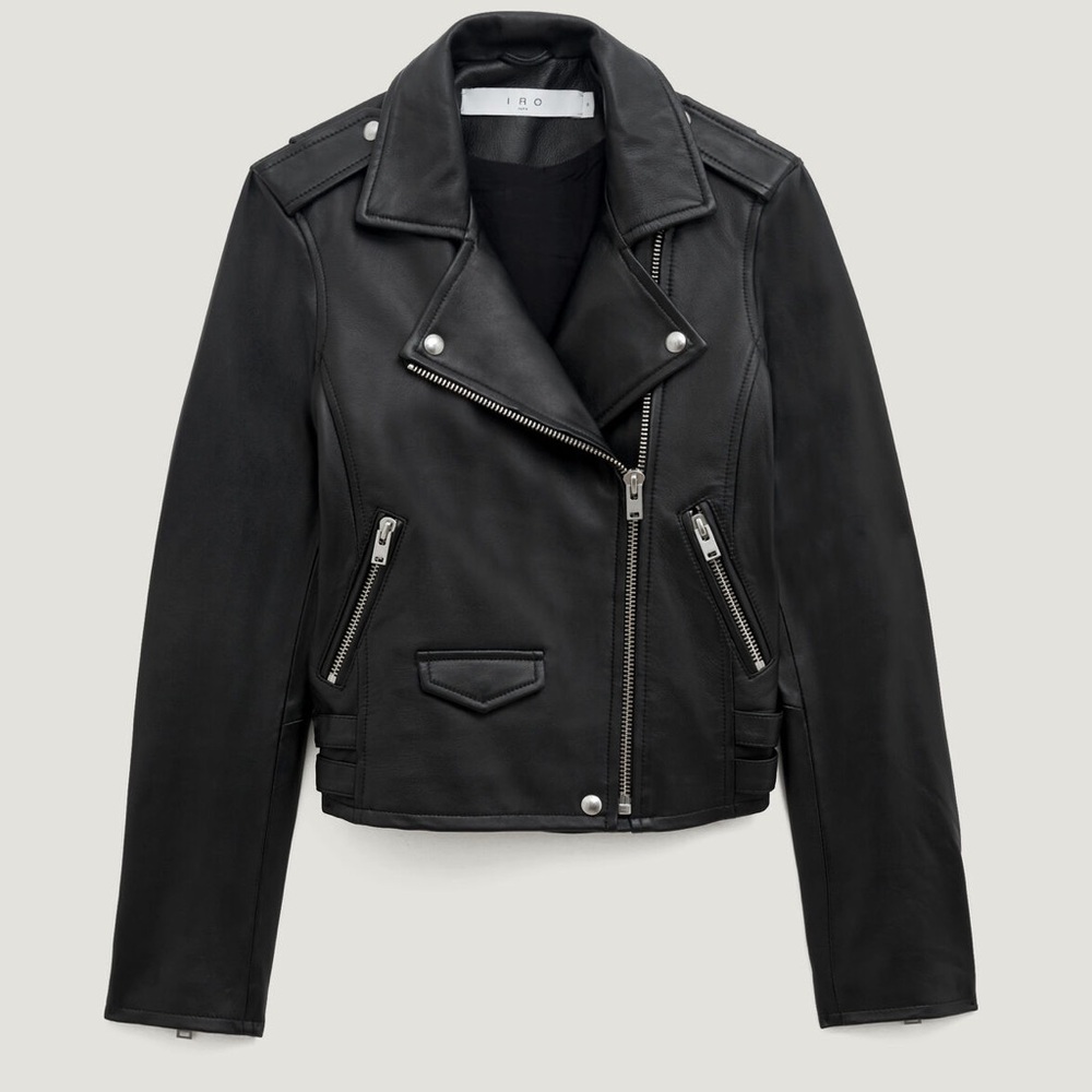IRO Ashville Black Leather Jacket - Like New